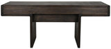 Degas Desk, Ebony Walnut Wood Desk With Drawers Home Office Desks LOOMLAN By Noir