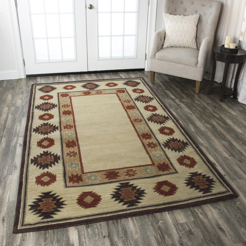 Deji Wool Beige Hallway Kitchen Runner Rug Area Rugs LOOMLAN By LOOMLAN