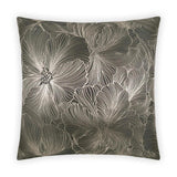 Delhi Grey Throw Pillow With Insert Throw Pillows LOOMLAN By D.V. Kap