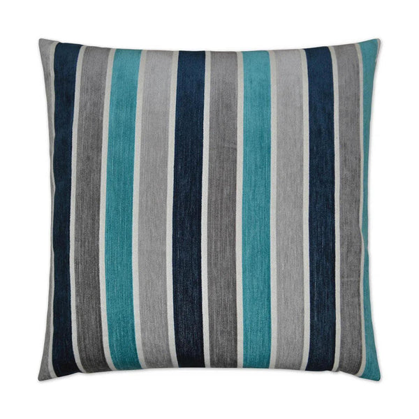 Delilah Sky Blue Throw Pillow With Insert Throw Pillows LOOMLAN By D.V. Kap