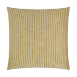 Demetria Yellow Throw Pillow With Insert Throw Pillows LOOMLAN By D.V. Kap