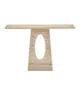 Demi Travertine Beige Rectangular Console Table Console Tables LOOMLAN By Currey & Co