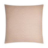 Demure Blush Brown Throw Pillow With Insert Throw Pillows LOOMLAN By D.V. Kap