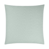 Demure Capri Light Teal Throw Pillow With Insert Throw Pillows LOOMLAN By D.V. Kap