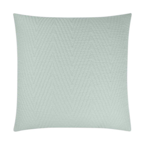 Demure Capri Light Teal Throw Pillow With Insert Throw Pillows LOOMLAN By D.V. Kap