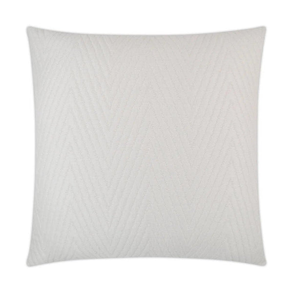 Demure Ivory Throw Pillow With Insert Throw Pillows LOOMLAN By D.V. Kap