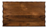 Denali Rectangle Cocktail Coffee Table Block Solid Wood Coffee Tables LOOMLAN By Sarreid