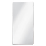 Denley Metal Grey Vertical Floor Mirror Floor Mirrors LOOMLAN By Bassett Mirror