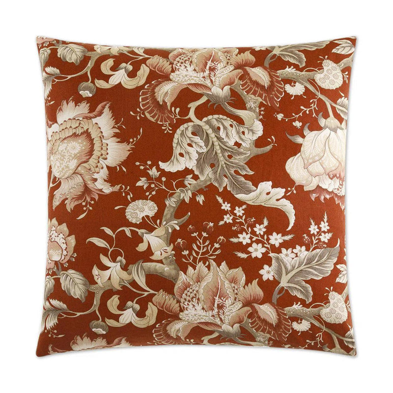 Dennehy Red Throw Pillow With Insert Throw Pillows LOOMLAN By D.V. Kap