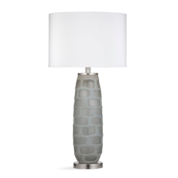 DePau Glass Grey Table Lamp Table Lamps LOOMLAN By Bassett Mirror