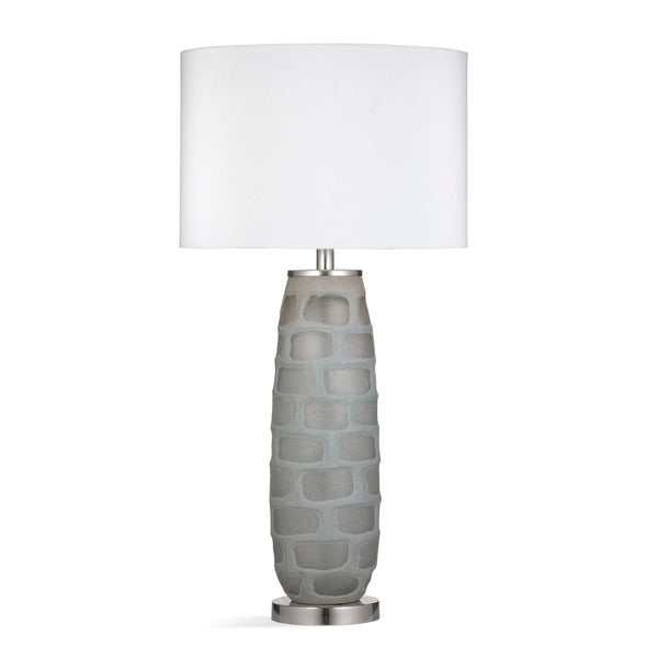 DePau Glass Grey Table Lamp Table Lamps LOOMLAN By Bassett Mirror