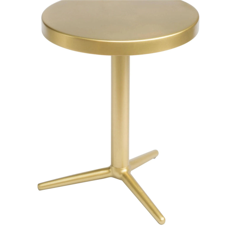 Derby Accent Table Brass Side Tables LOOMLAN By Zuo Modern