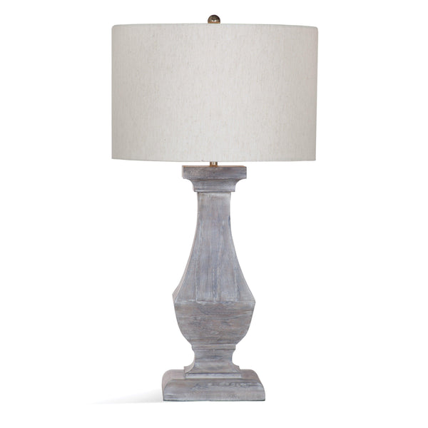 Derek Wood Grey Table Lamp Table Lamps LOOMLAN By Bassett Mirror