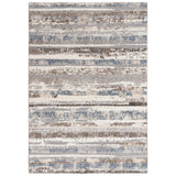 Dero Stripe Blue Large Area Rugs For Living Room Area Rugs LOOMLAN By LOOMLAN