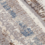 Dero Stripe Blue Large Area Rugs For Living Room Area Rugs LOOMLAN By LOOMLAN