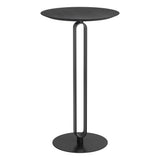 Derry Black Round Bar Table Bar Tables LOOMLAN By Zuo Modern