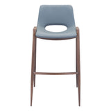 Desi Bar Chair (Set of 2) Gray Bar Stools LOOMLAN By Zuo Modern