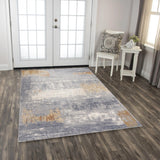 Desk Abstract Gray Large Area Rugs For Living Room Area Rugs LOOMLAN By LOOMLAN