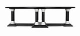 Desoto Coffee Table, Hand Rubbed Black and Solid White Coffee Tables LOOMLAN By Noir