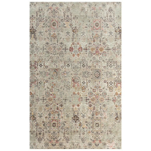 Dess Distressed Green/ Beige Large Area Rugs For Living Room Area Rugs LOOMLAN By LOOMLAN