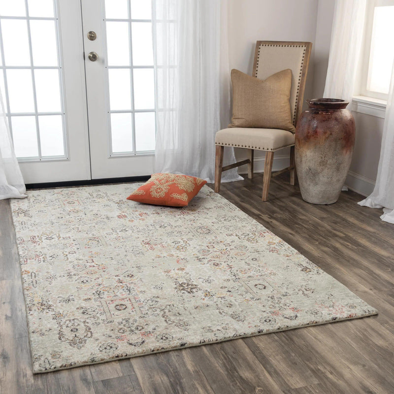 Dess Distressed Green/ Beige Large Area Rugs For Living Room Area Rugs LOOMLAN By LOOMLAN