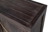 Details Acacia Wood Dark Brown 2 Door Credenza Sideboards LOOMLAN By Sarreid