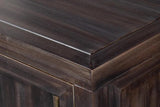 Details Acacia Wood Dark Brown Credenza Sideboards LOOMLAN By Sarreid