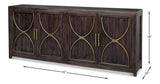 Details Acacia Wood Dark Brown Credenza Sideboards LOOMLAN By Sarreid