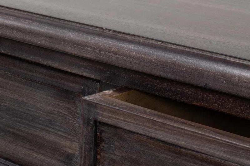 Details Acacia Wood Dark Brown Rectangular Console Table Console Tables LOOMLAN By Sarreid