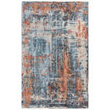 Devo Abstract Blue Large Area Rugs For Living Room Area Rugs LOOMLAN By LOOMLAN