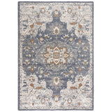 Dewe Medallion Blue Large Area Rugs For Living Room Area Rugs LOOMLAN By LOOMLAN