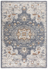 Dewe Medallion Blue Large Area Rugs For Living Room Area Rugs LOOMLAN By LOOMLAN