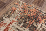 Dewy Abstract Brown Large Area Rugs For Living Room Area Rugs LOOMLAN By LOOMLAN