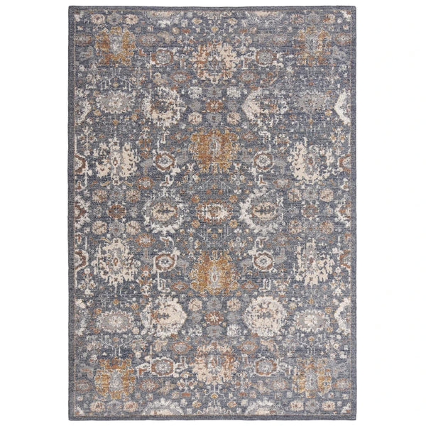 Dhar Persian Blue Large Area Rugs For Living Room Area Rugs LOOMLAN By LOOMLAN