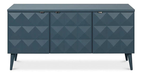 Diam Tulip Wood Blue Sideboard Sideboards LOOMLAN By Sarreid