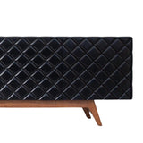 Diamond Black High Gloss Wood Buffet Table for Dining Room Sideboards LOOMLAN By Victor Betancourt