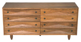 Diamond Double Wood Dark Walnut Chest Chests LOOMLAN By Noir