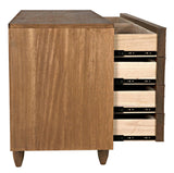 Diamond Double Wood Dark Walnut Chest Chests LOOMLAN By Noir