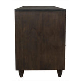 Diamond Double Wood Ebony Walnut Chest Chests LOOMLAN By Noir