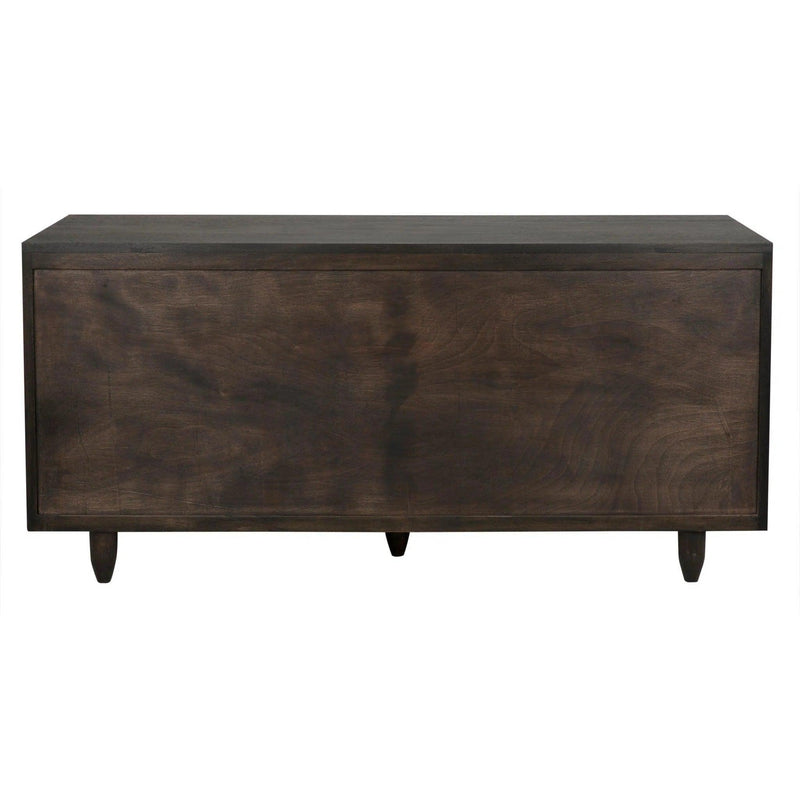 Diamond Double Wood Ebony Walnut Chest Chests LOOMLAN By Noir