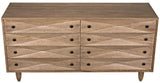 Diamond Double Wood Washed Walnut Chest Chests LOOMLAN By Noir