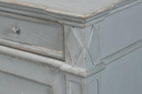 Diamond Wall Sideboard Blue Grey With Drawers Sideboards LOOMLAN By Sarreid