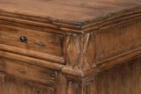 Diamond Wall Sideboard Brown With Drawers Sideboards LOOMLAN By Sarreid