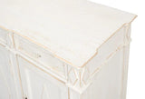 Diamond Wall Sideboard Whitewash With Drawers Sideboards LOOMLAN By Sarreid