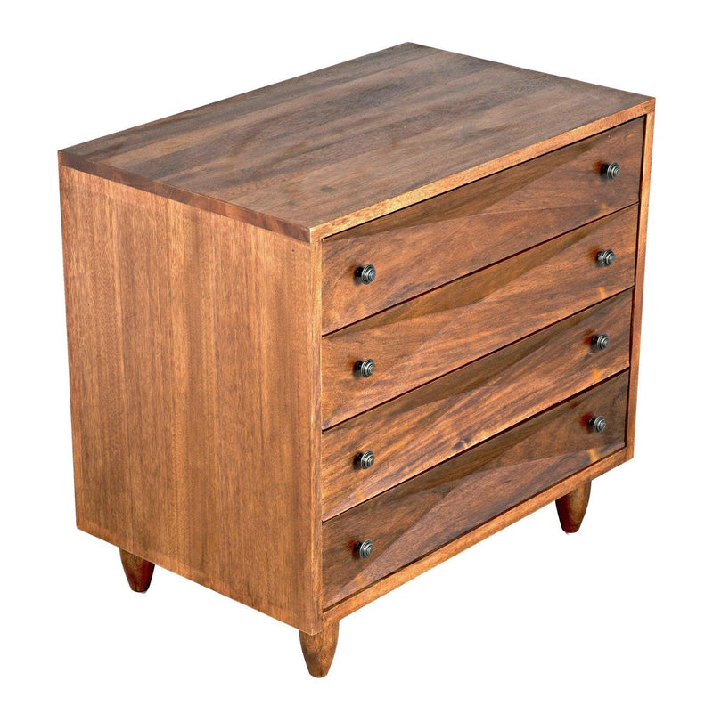 Diamond Wood Dark Walnut Chest Chests LOOMLAN By Noir