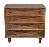 Diamond Wood Dark Walnut Chest Chests LOOMLAN By Noir