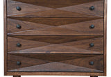 Diamond Wood Dark Walnut Chest Chests LOOMLAN By Noir