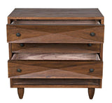 Diamond Wood Dark Walnut Chest Chests LOOMLAN By Noir