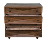 Diamond Wood Dark Walnut Chest Chests LOOMLAN By Noir