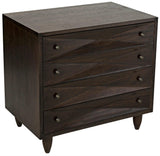 Diamond Wood Ebony Walnut Chest Chests LOOMLAN By Noir